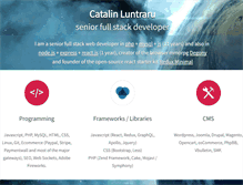 Tablet Screenshot of catalin-luntraru.com